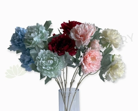 F0321N Peony Spray 72cm 5 Colours indoor houseplants  