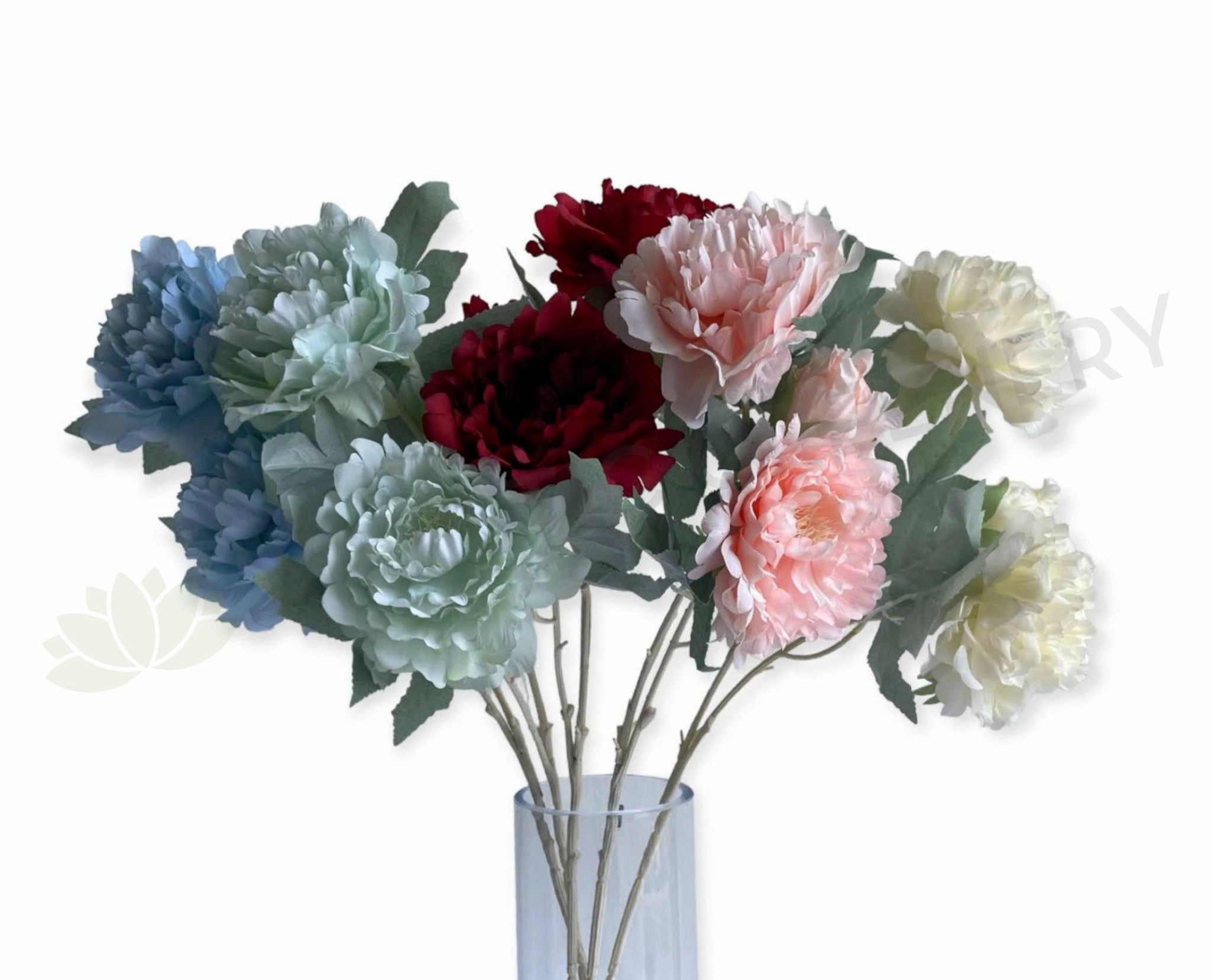 F0321N Peony Spray 72cm 5 Colours indoor houseplants  