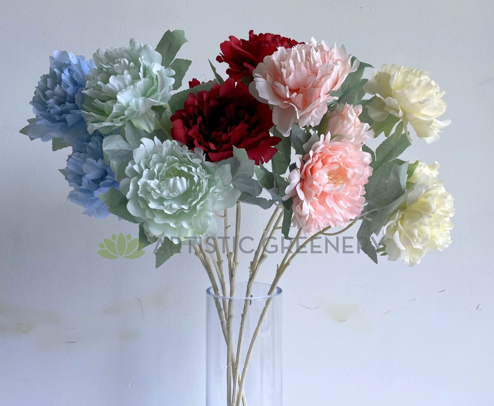 F0321N Peony Spray 72cm 5 Colours