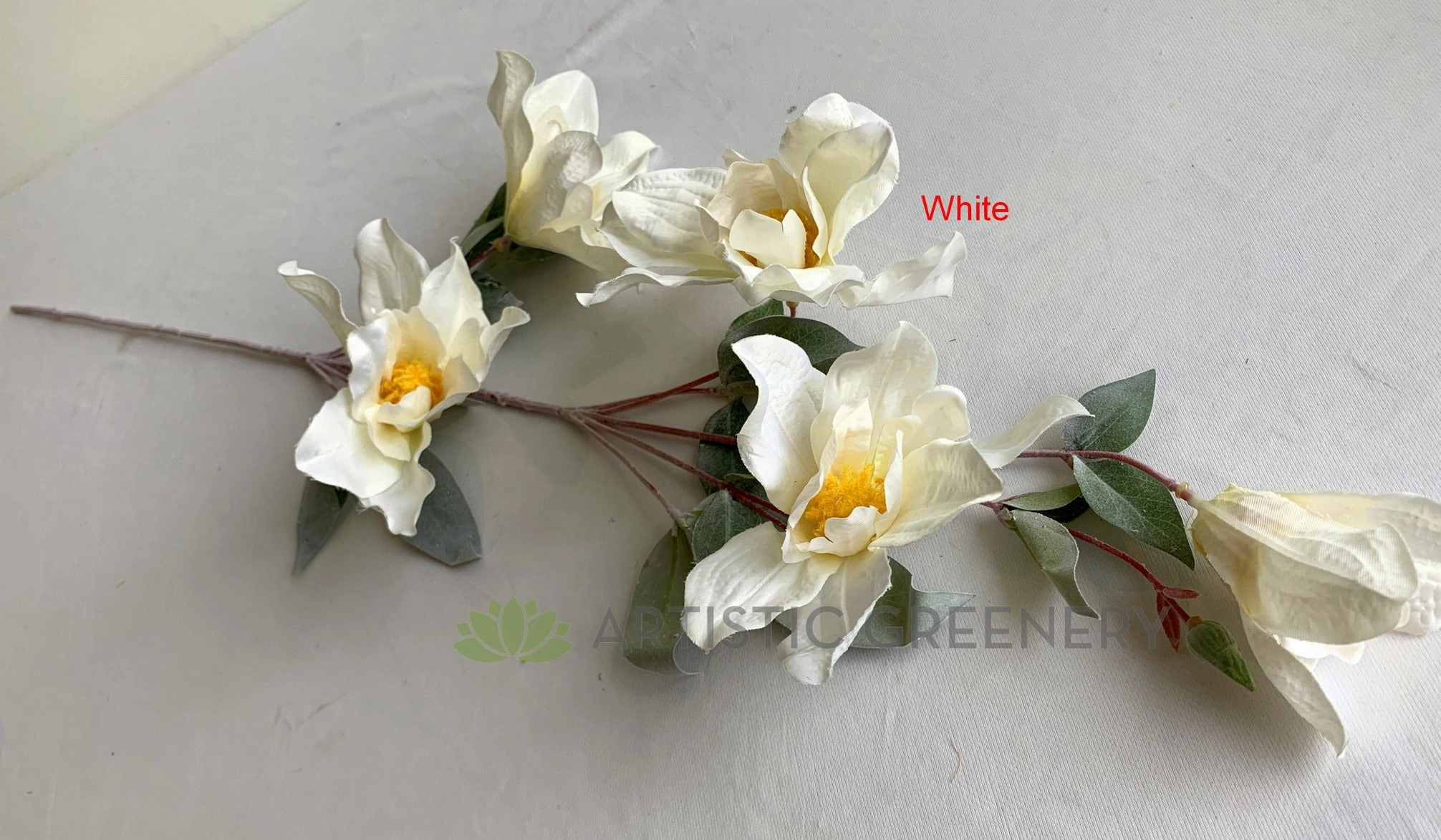 F0334 Magnolia Spray 90cm 4 colours