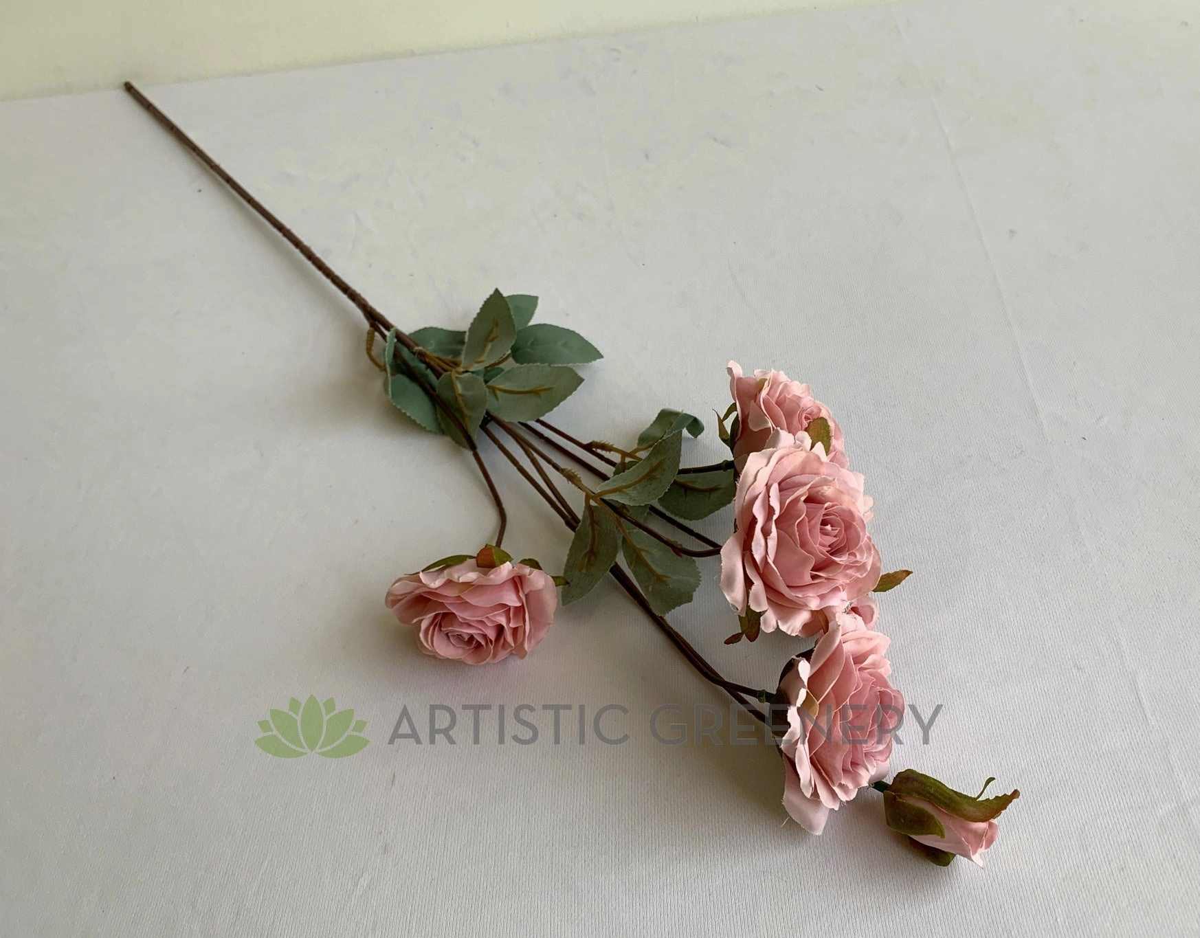 F0341 Rose Spray 81cm Dusty Pink