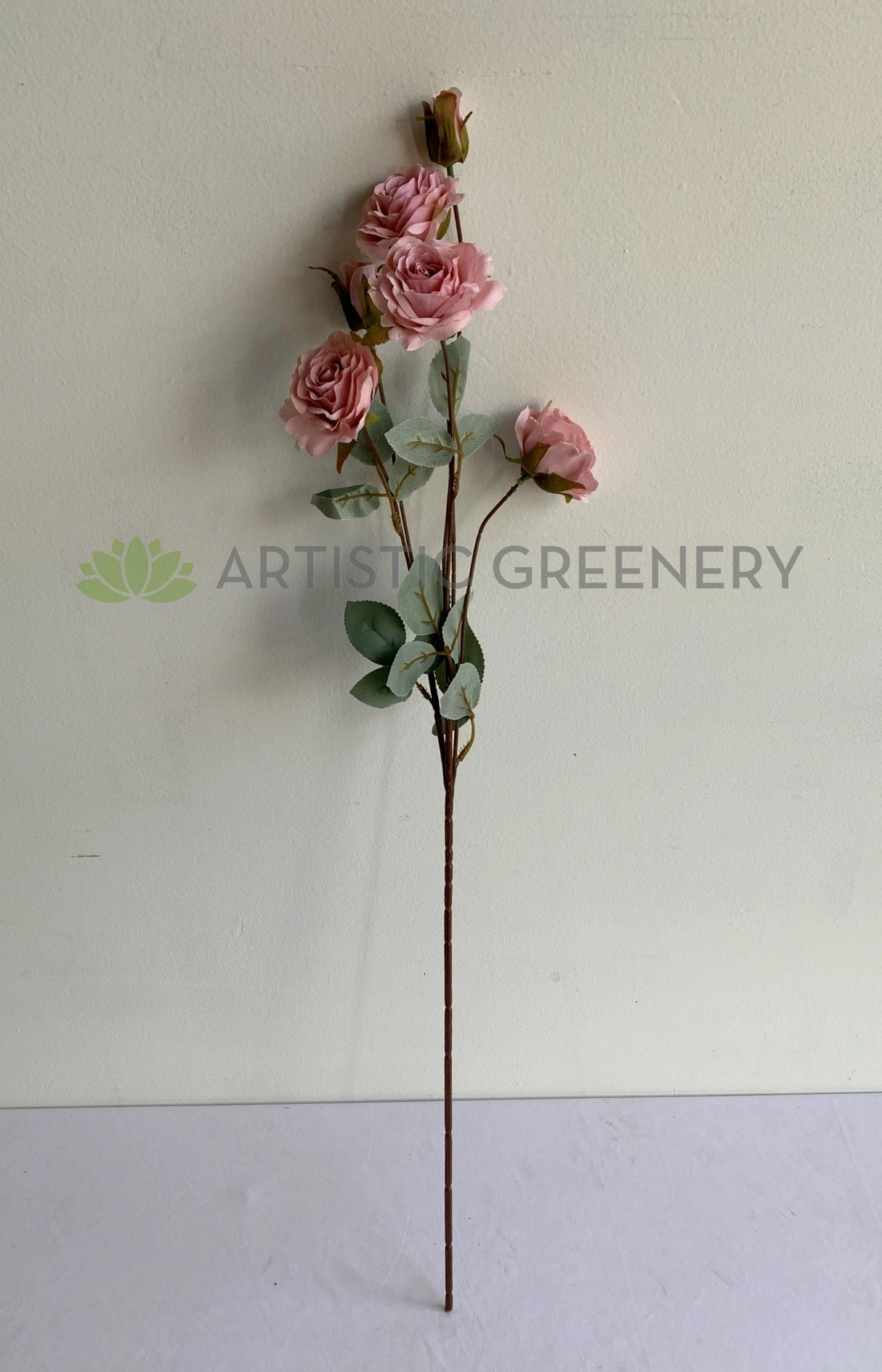 F0341 Rose Spray 81cm Dusty Pink