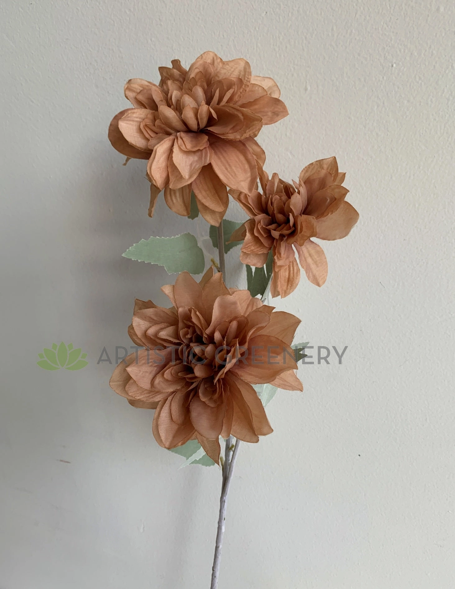 F0345 Dahlia Spray 73cm Rustic Pink
