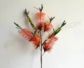 F0353 Bottle Brush / Callistemon 79cm Red outdoor greenery  