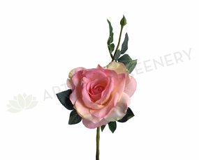 F0354 Pink Open Rose 40cm indoor houseplants  
