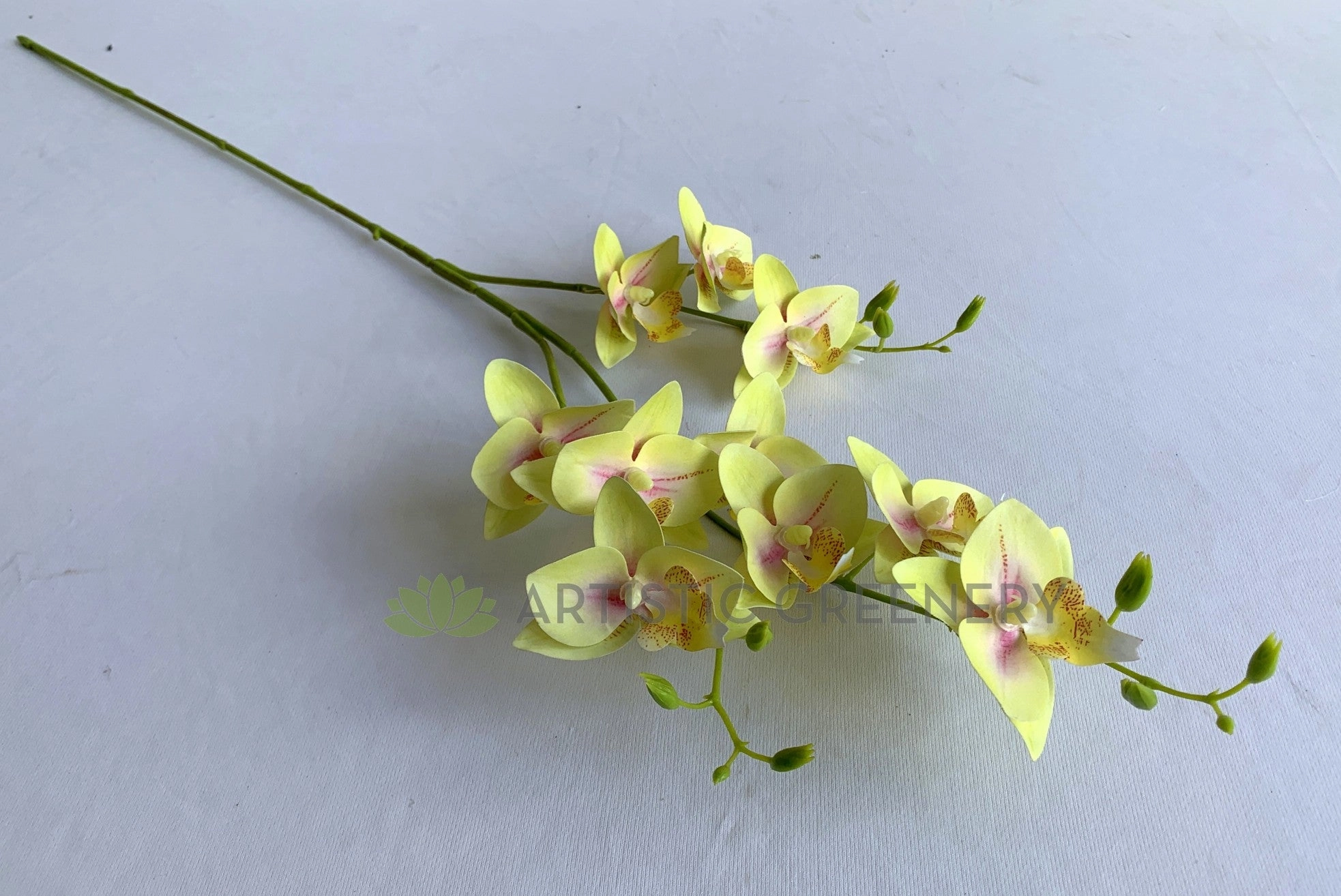 F0357 Orchid Spray 83cm Pink / Light Yellow