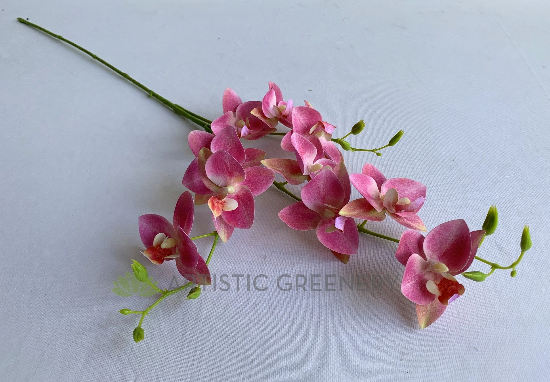 F0357 Orchid Spray 83cm Pink / Light Yellow