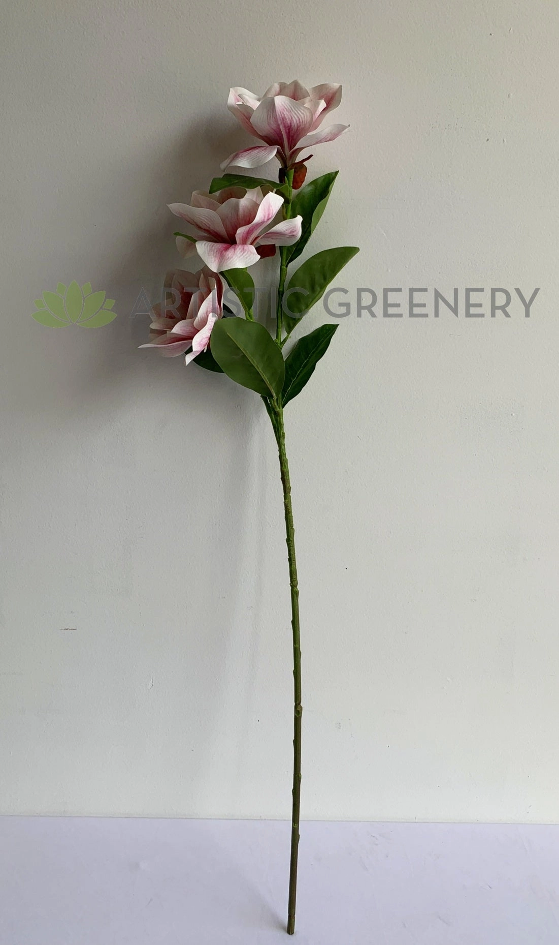 F0358 Large Magnolia Spray (Latex) 96cm Pink