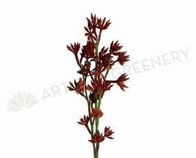 F0365 Red Seeded Foliage 58cm Red outdoor greenery  