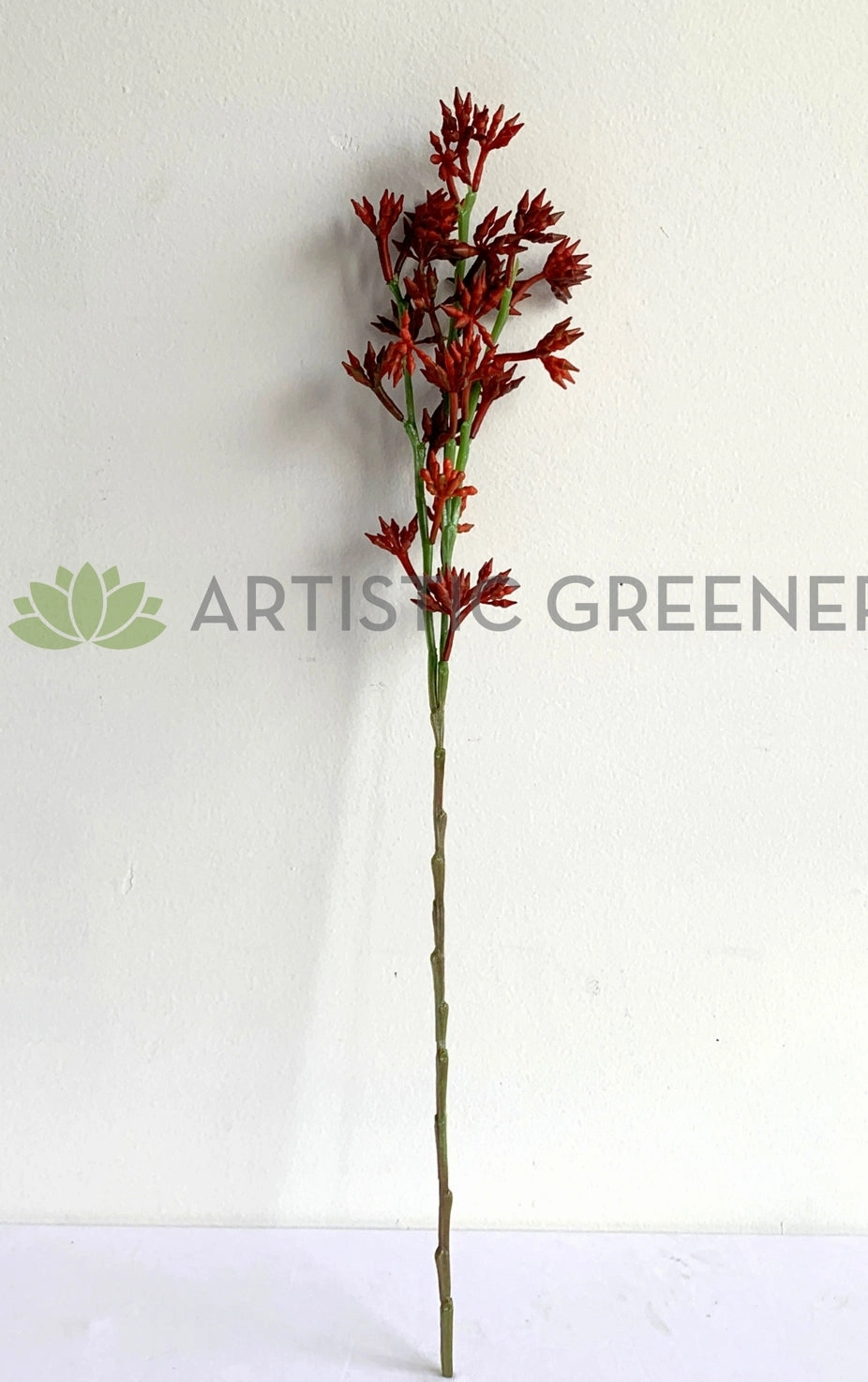 F0365 Red Seeded Foliage 58cm Red
