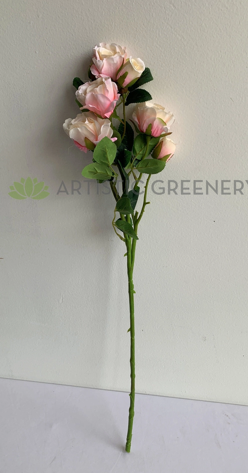 F0366 Rose Spray 62cm Pink