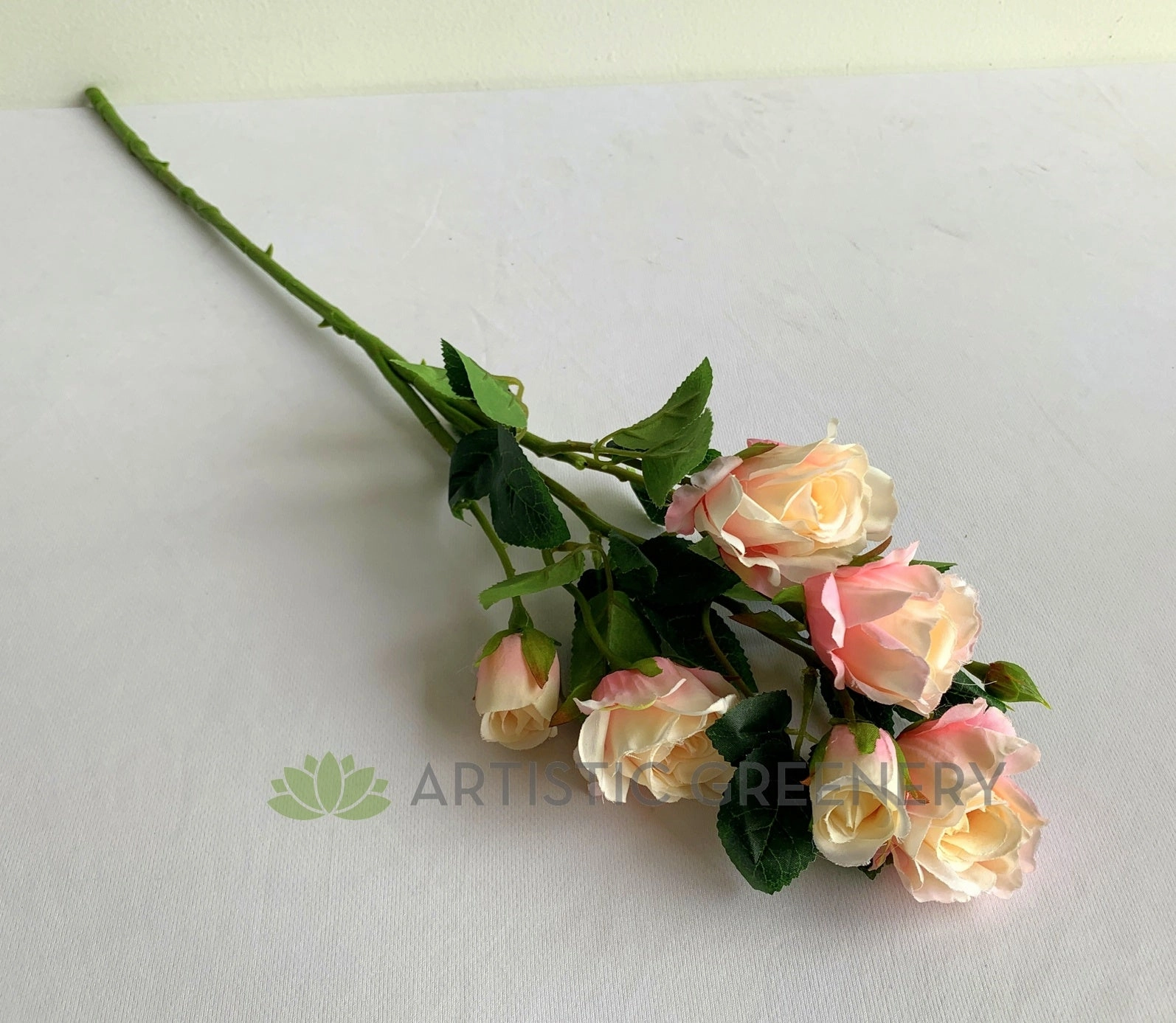 F0366 Rose Spray 62cm Pink