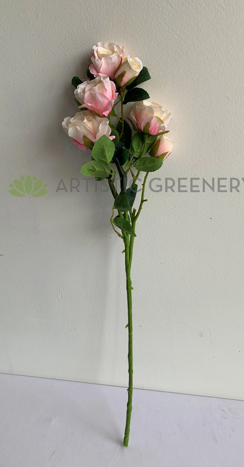 F0366 Rose Spray 62cm Pink