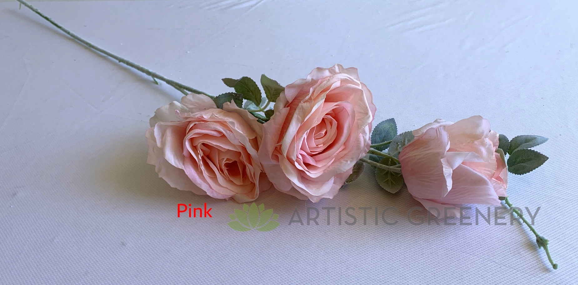 F0367 Elegant Rose Spray 87cm 5 Colours