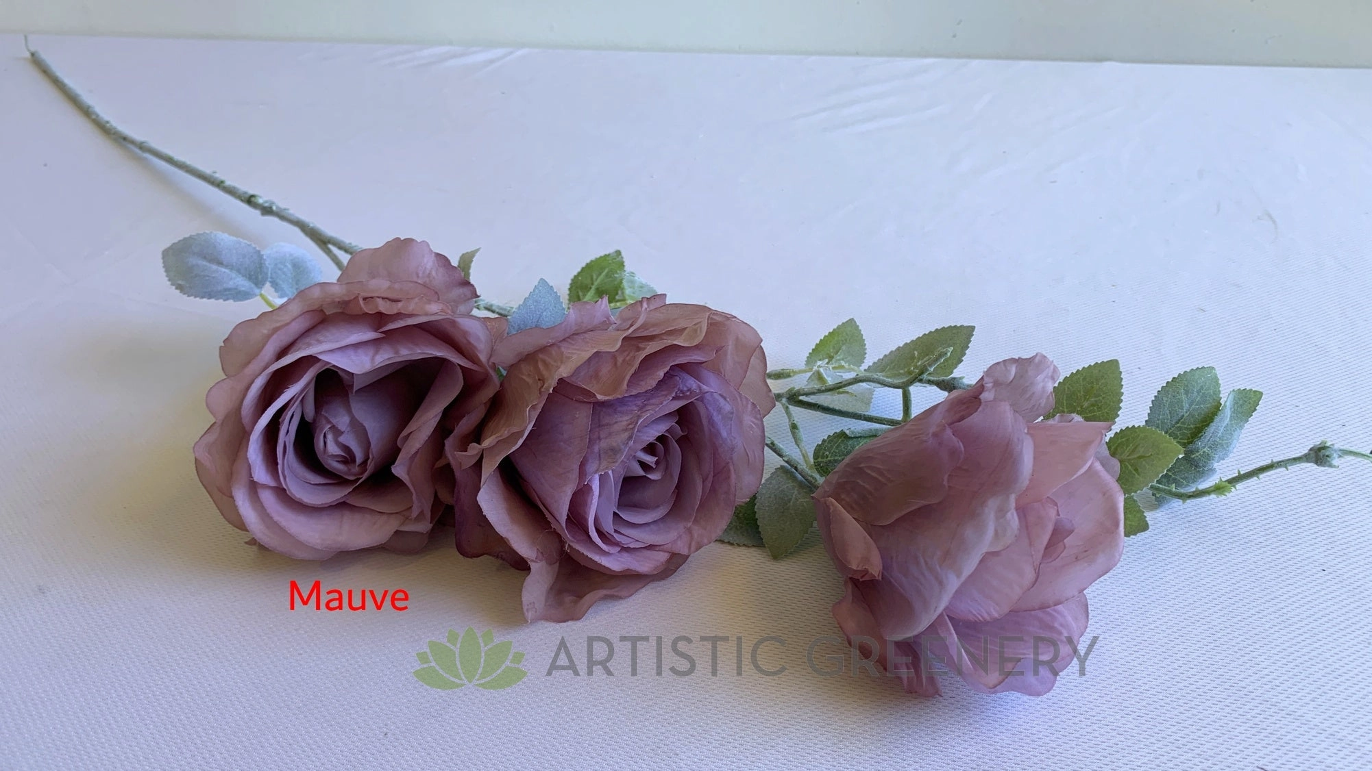 F0367 Elegant Rose Spray 87cm 5 Colours