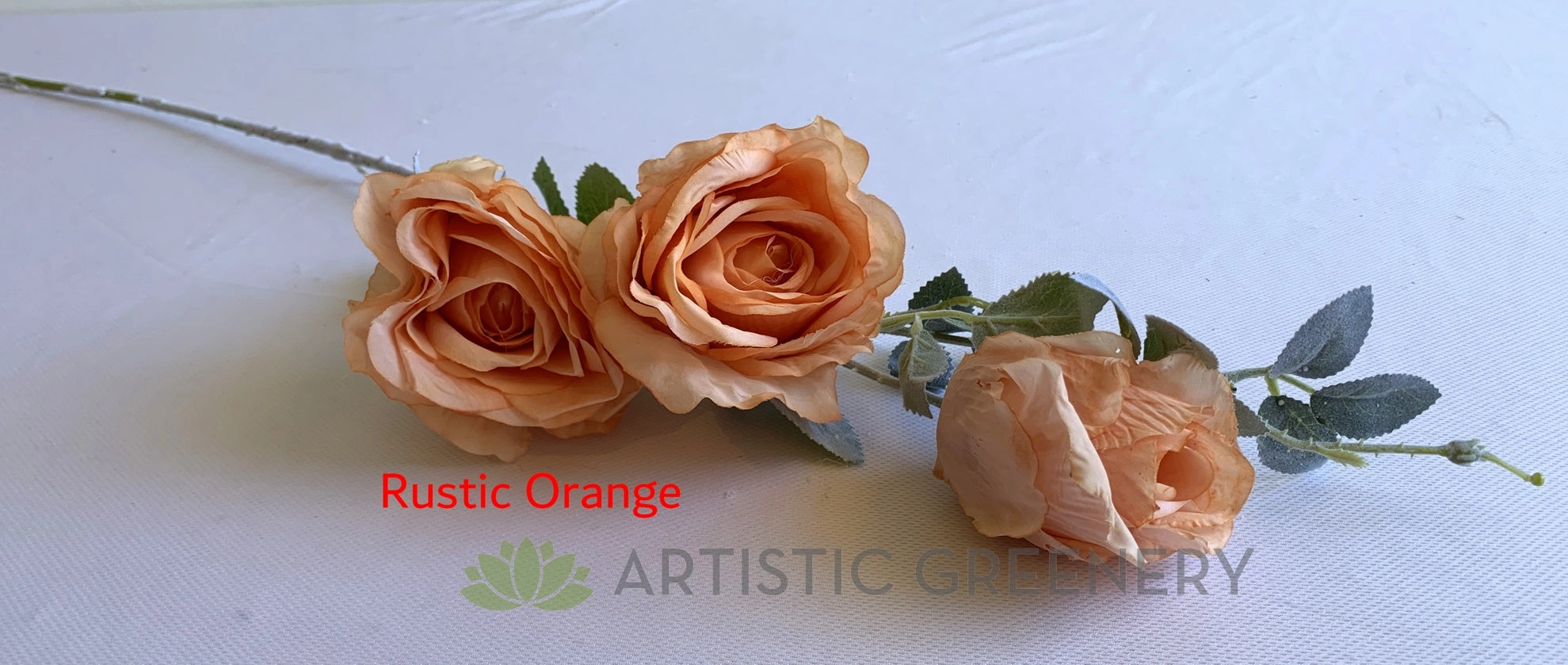 F0367 Elegant Rose Spray 87cm 5 Colours