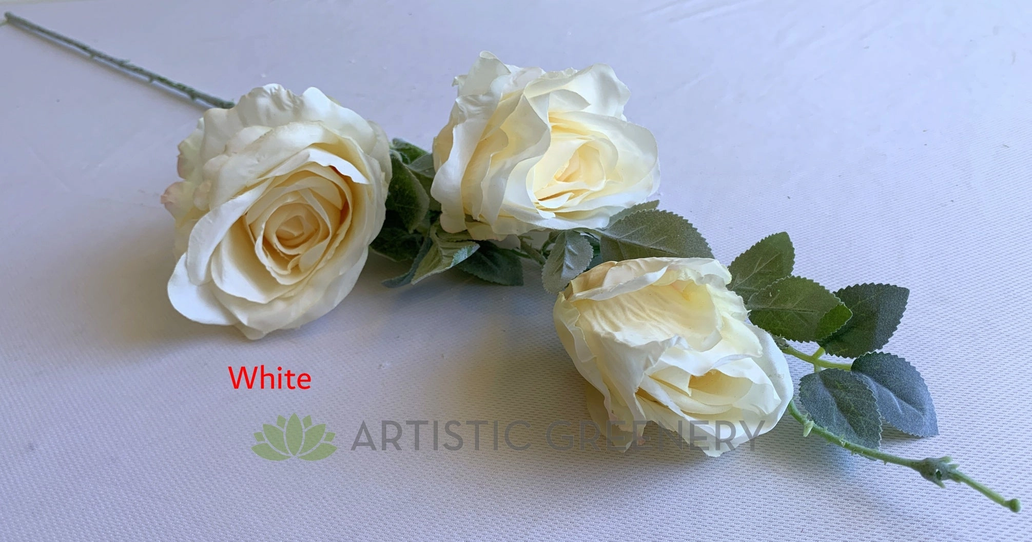 F0367 Elegant Rose Spray 87cm 5 Colours