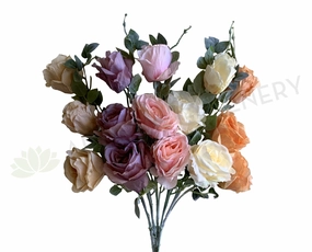 F0367 Elegant Rose Spray 87cm 5 Colours indoor houseplants  