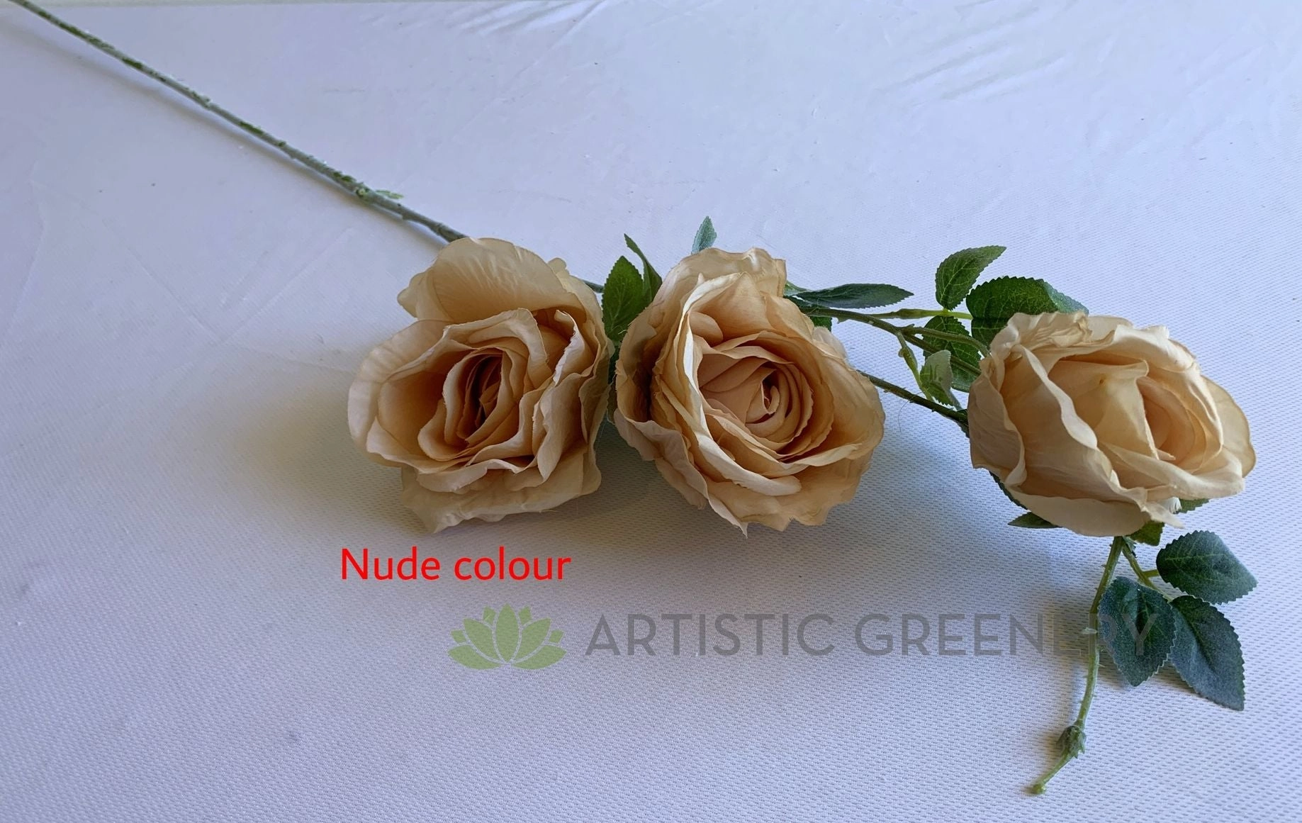 F0367 Elegant Rose Spray 87cm 5 Colours