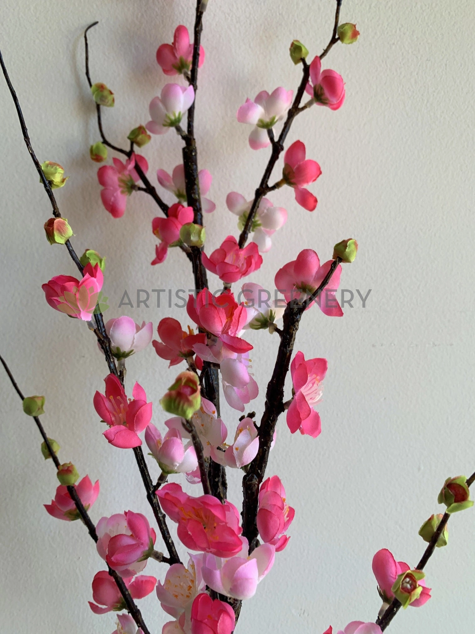 F0371 Cherry Blossom Branch 120cm Bright Pink