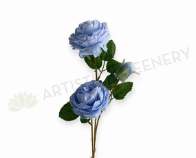 F0375 Ranunculus Spray 63cm Light Blue outdoor greenery  