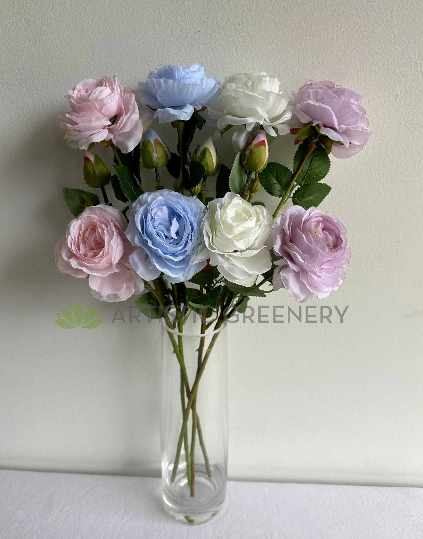 F0375L Ranunculus Spray 55cm Available in 4 Colours