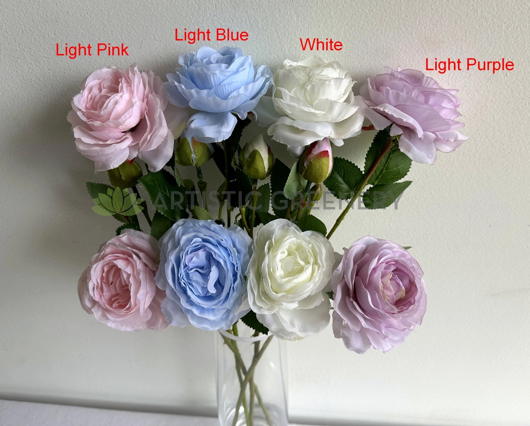 F0375L Ranunculus Spray 55cm Available in 4 Colours