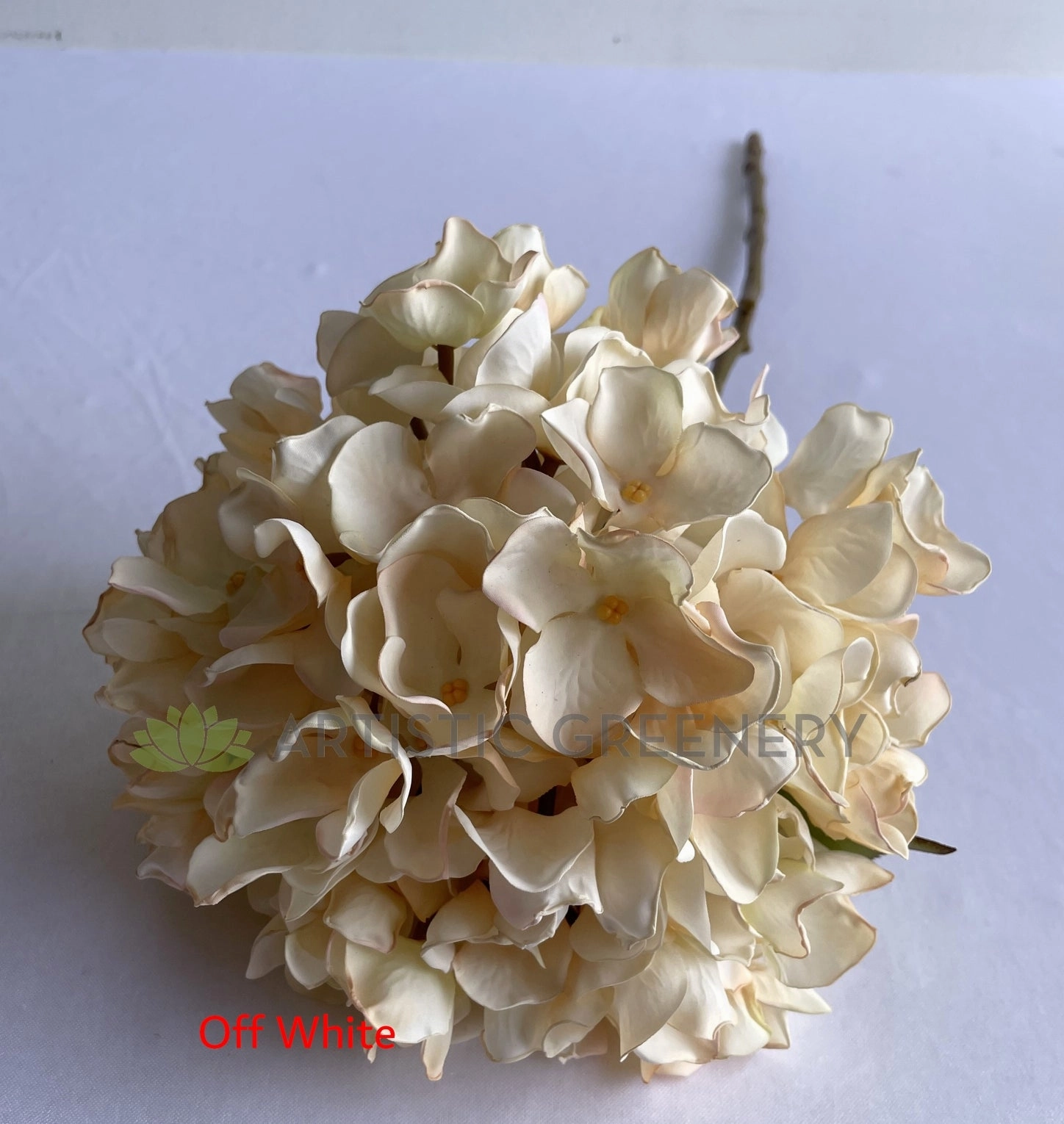 F0376 Dried Style Hydrangea Stem 53cm (21cm Diameter) 4 Colours
