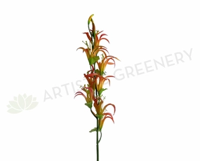F0390 Orange Tropical Flower Stem 83cm outdoor greenery  