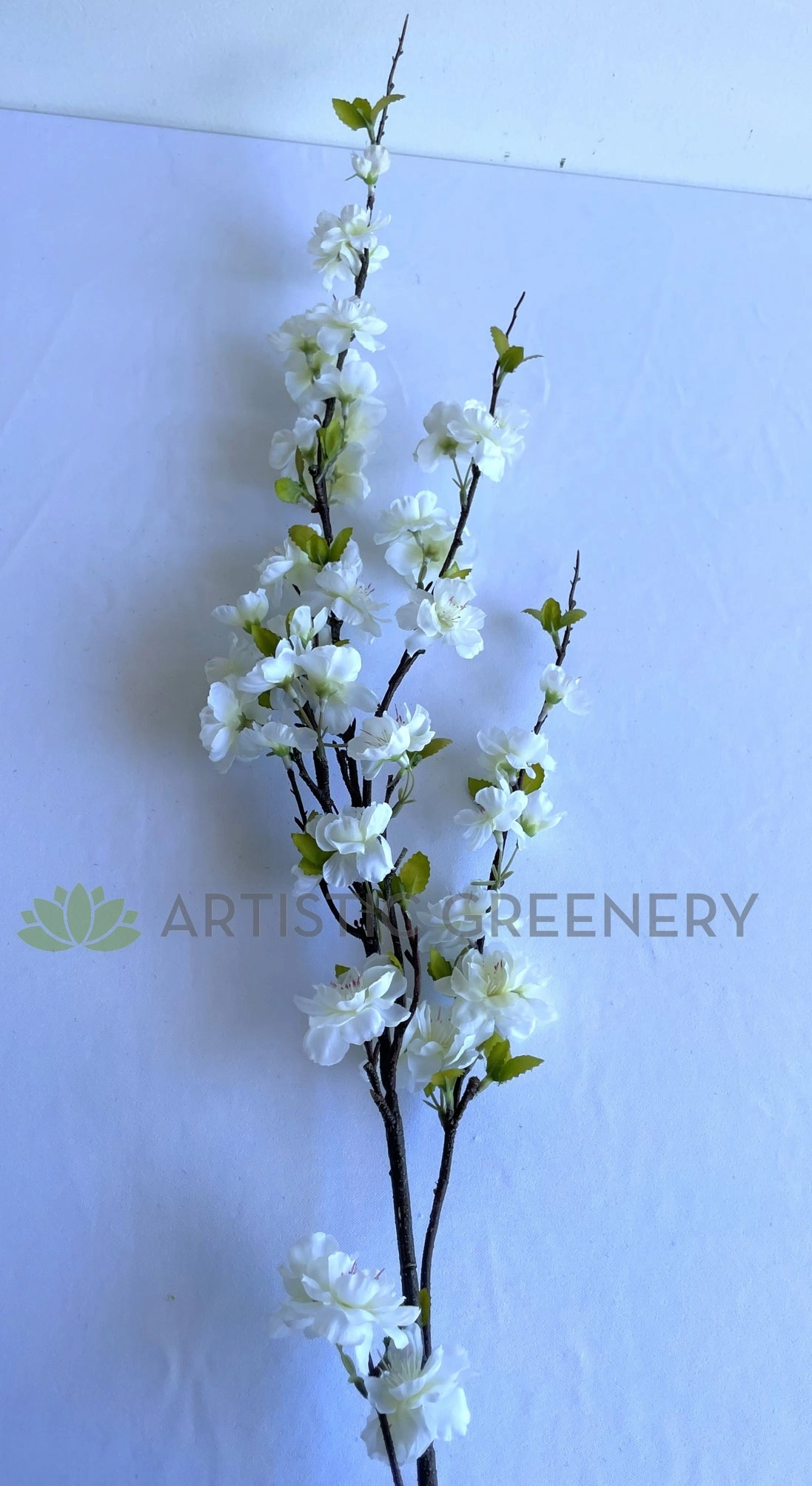 F0394 Cherry Blossom Branch 120cm White