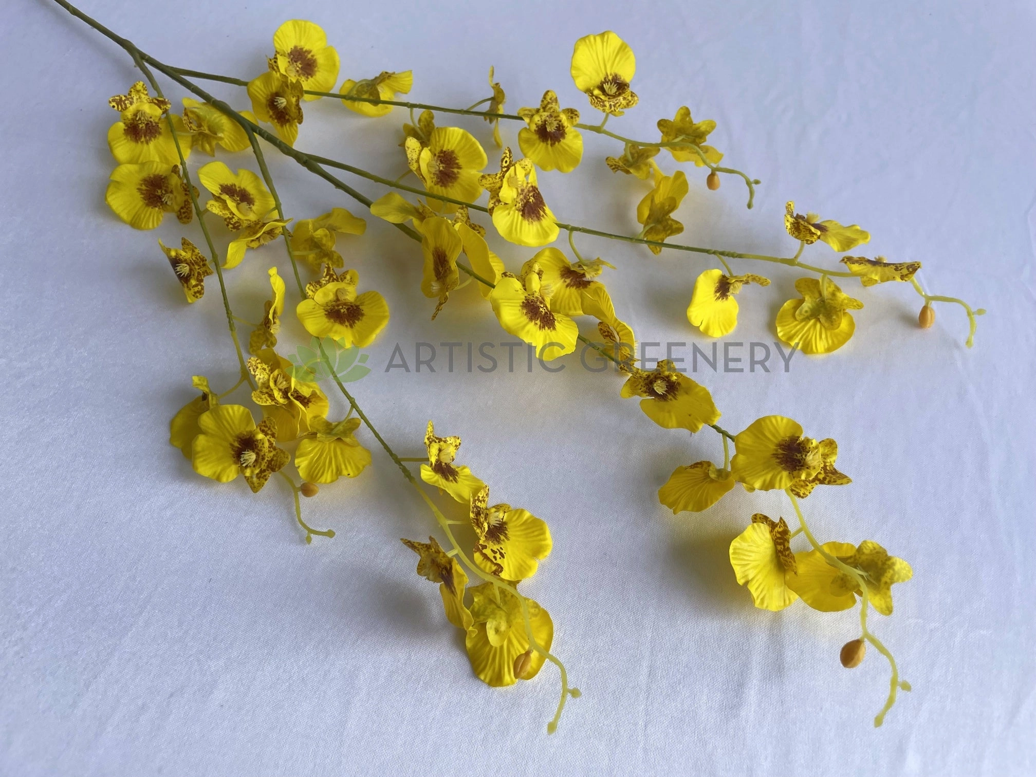 F0400 Dancing Lady Orchid / Oncidium Orchid (Real Touch) 86cm Yellow