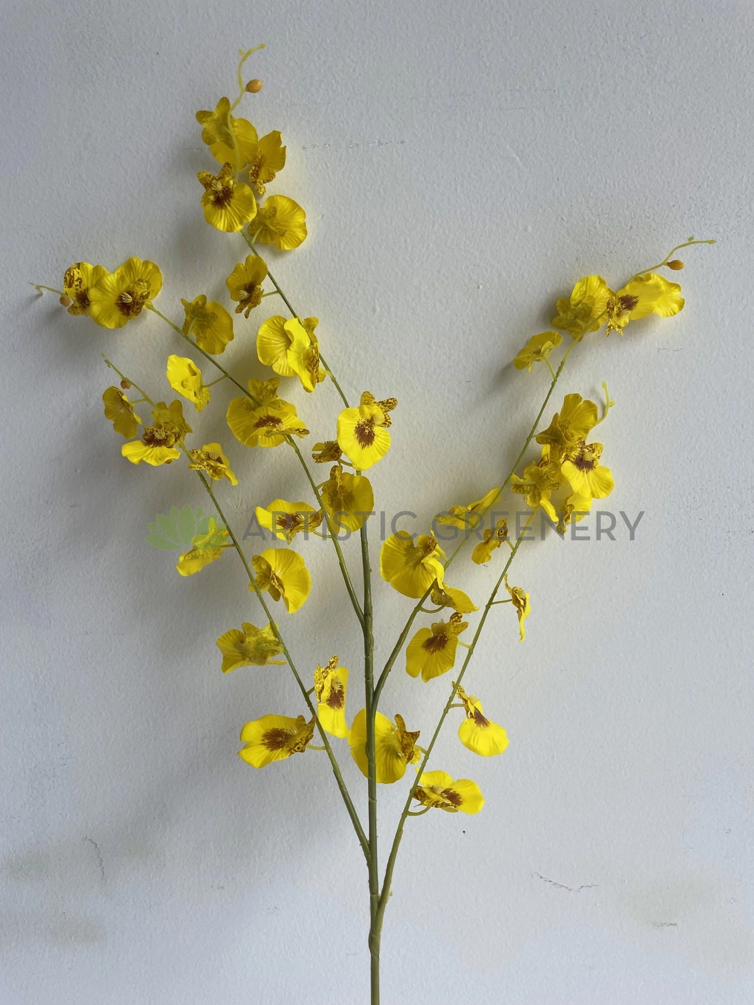 F0400 Dancing Lady Orchid / Oncidium Orchid (Real Touch) 86cm Yellow