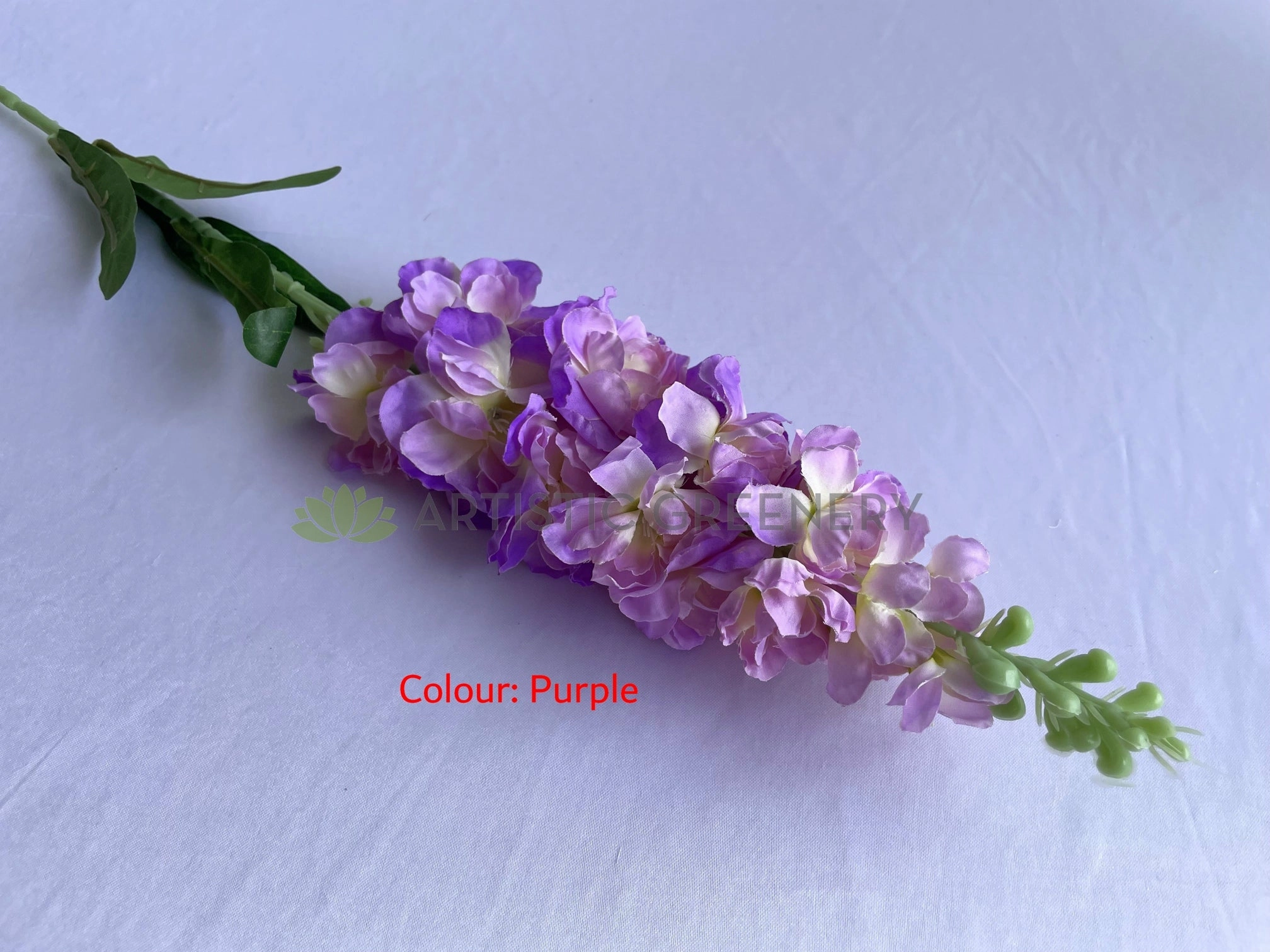 F0402 Delphinium / Stock Flower 85cm 5 Colours