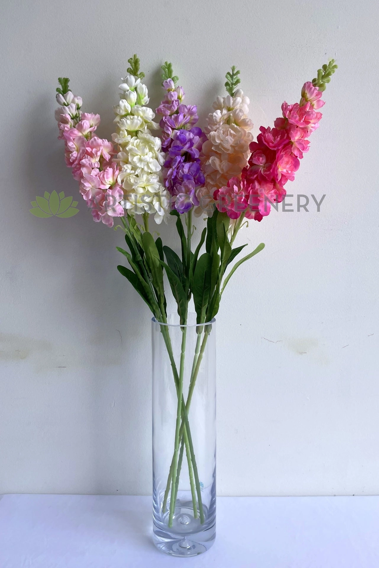 F0402 Delphinium / Stock Flower 85cm 5 Colours