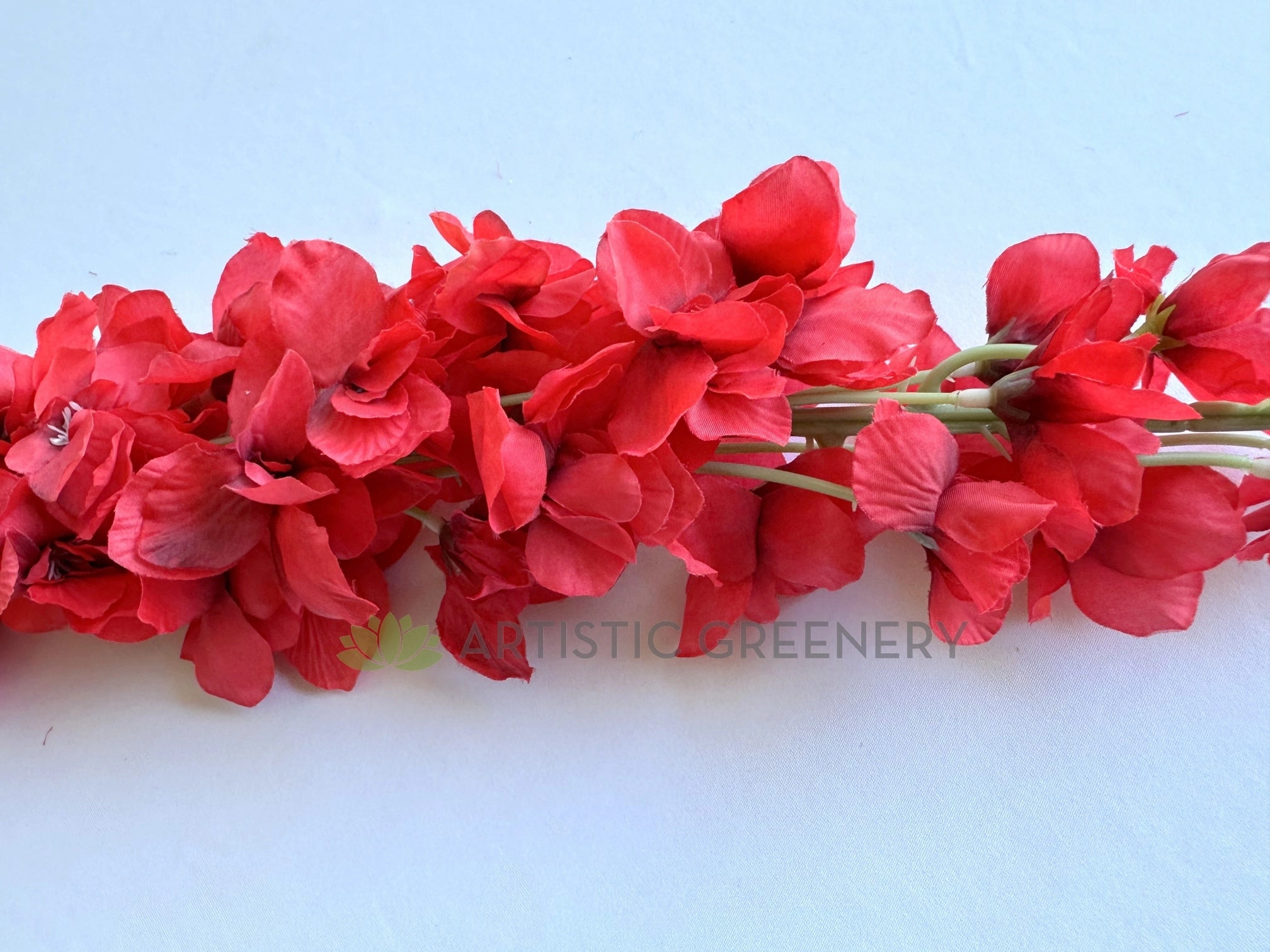 F0407 Long Stock Flower 125cm Red