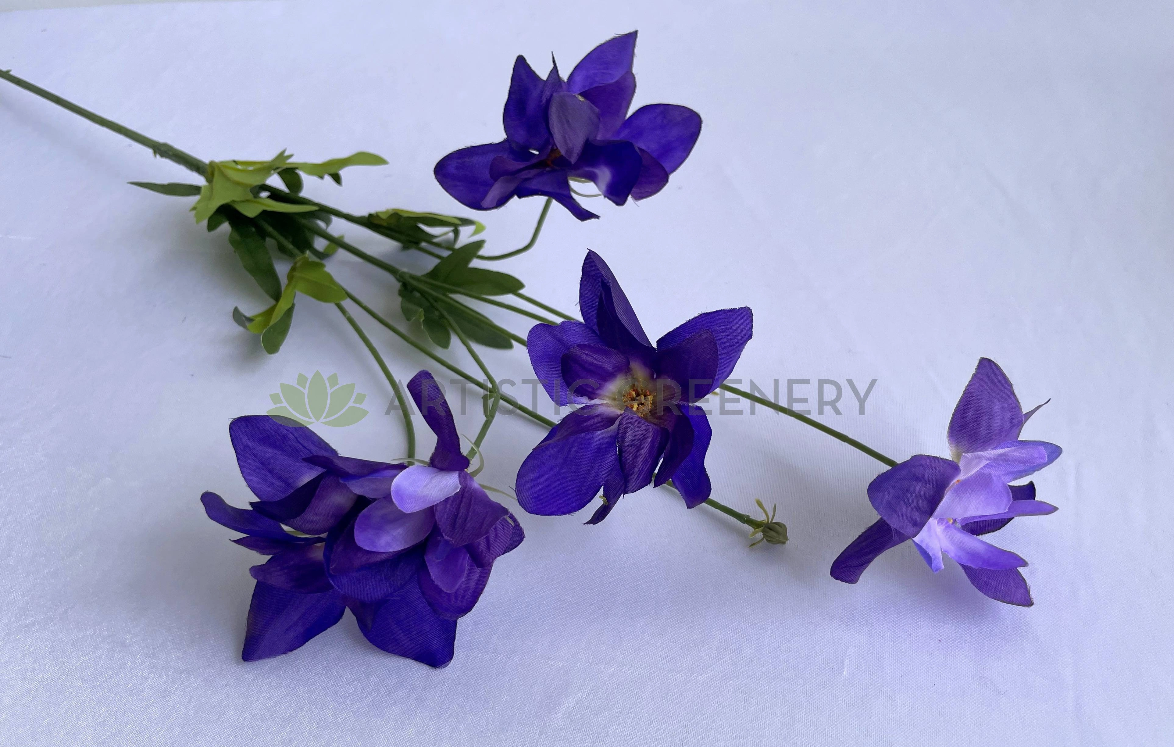 F0408 Alpine Columbine 80cm Purple