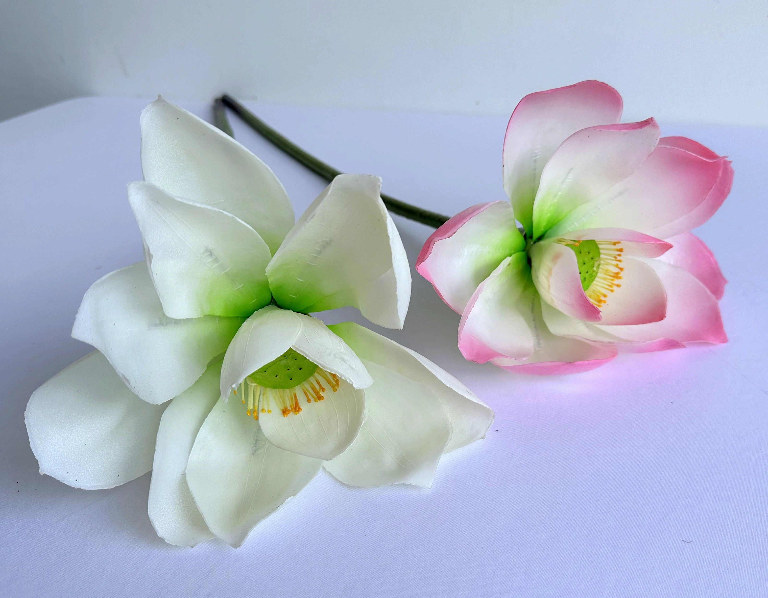 F0415S Lotus Flower (Nelumbo Nucifera) Small 84cm Pink / White