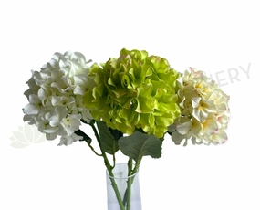 F0416 Hydrangea Stem 57cm Available in 3 Colours outdoor greenery  