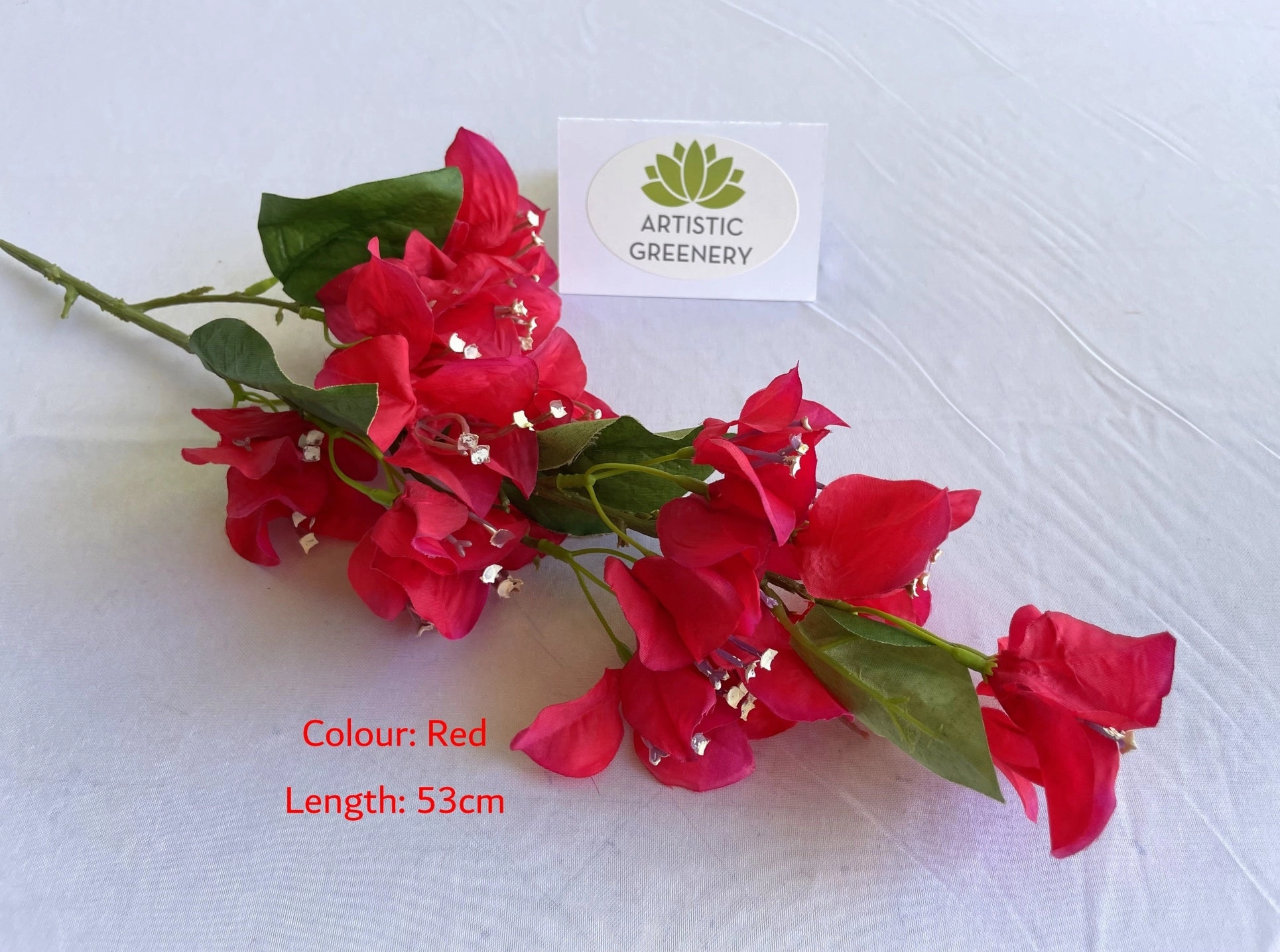 F0419 Bougainvillea Flower 53-77cm Red / Purple / Fuchsia