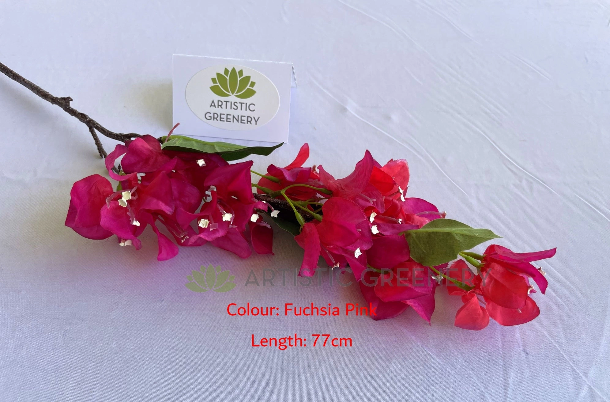 F0419 Bougainvillea Flower 53-77cm Red / Purple / Fuchsia