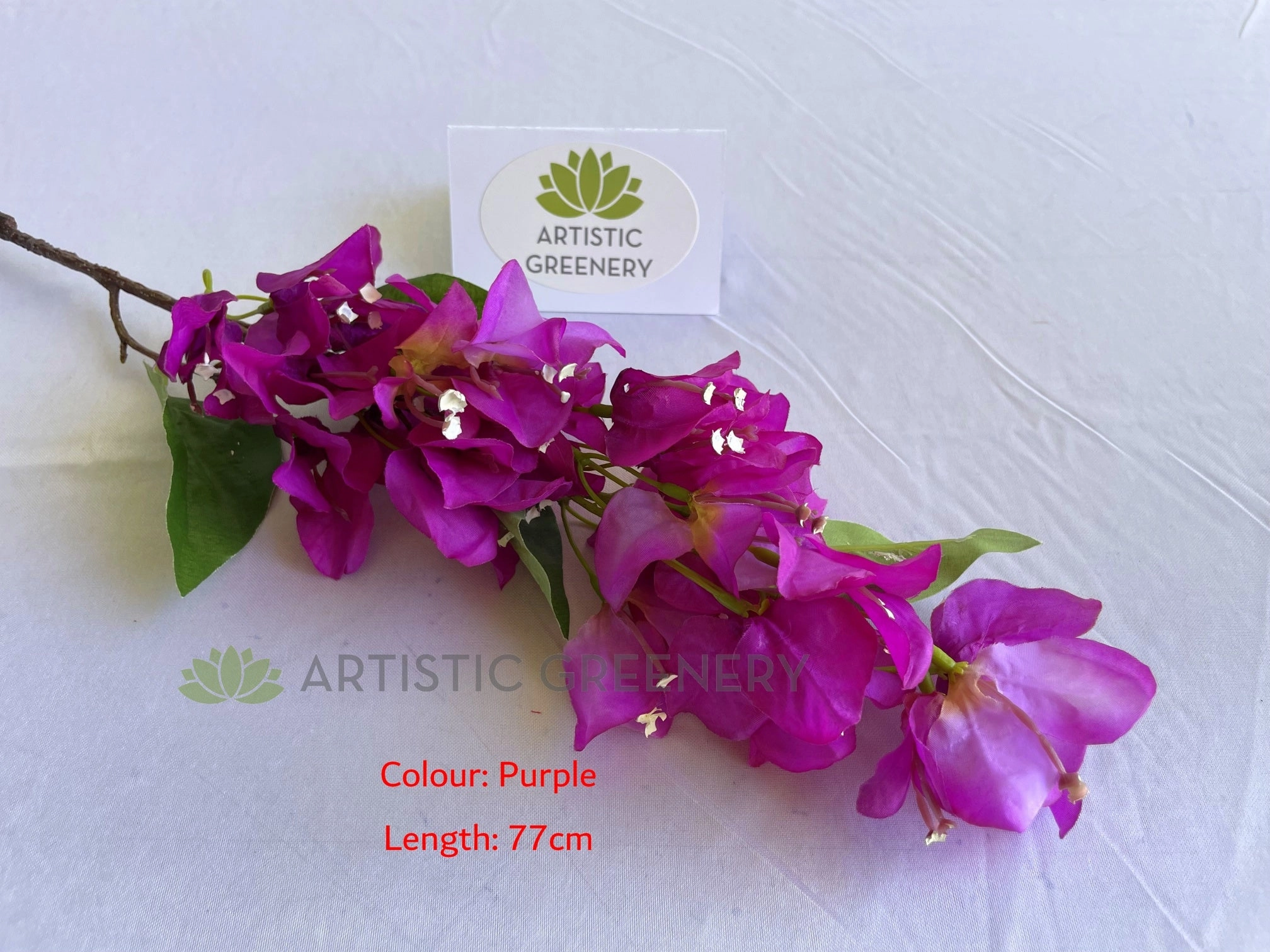 F0419 Bougainvillea Flower 53-77cm Red / Purple / Fuchsia
