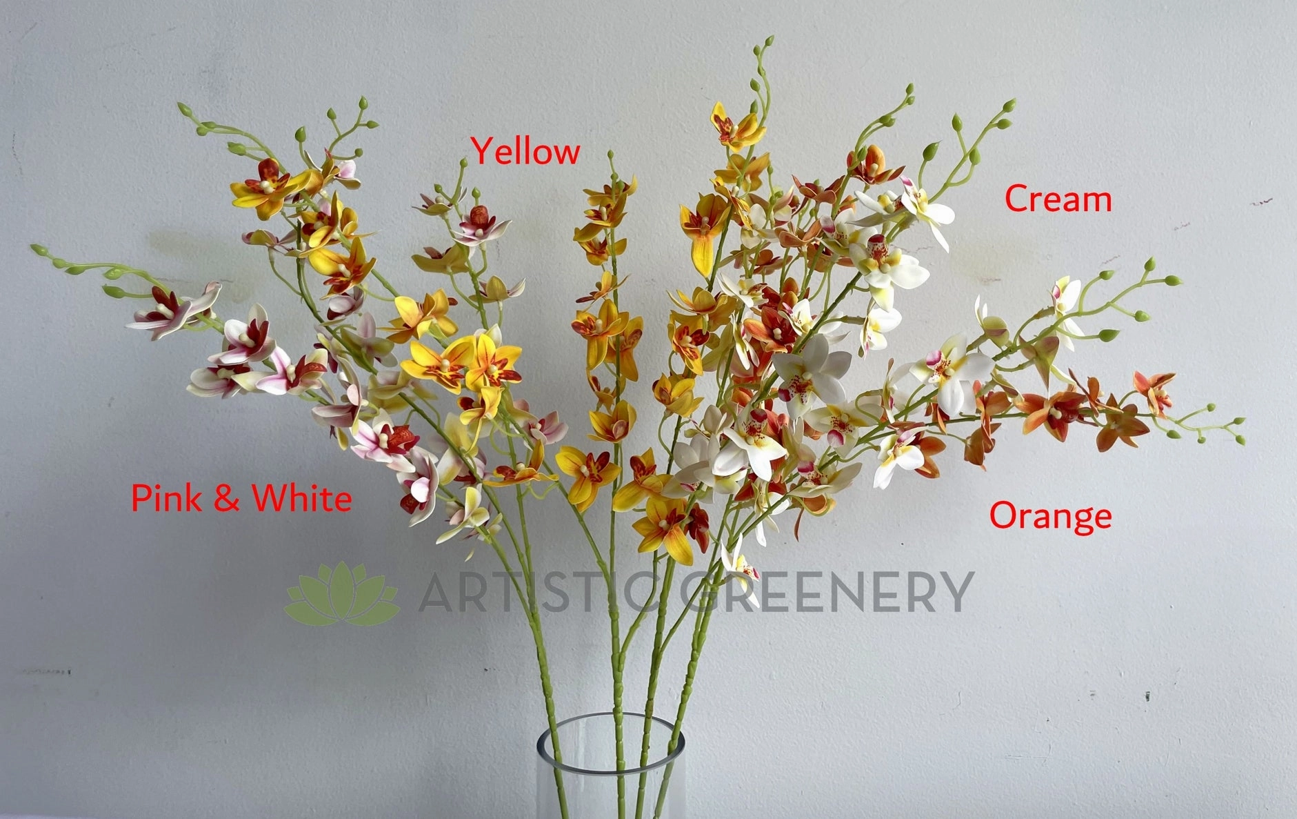 F0423 Orchid Spray 85cm (4 Colours)