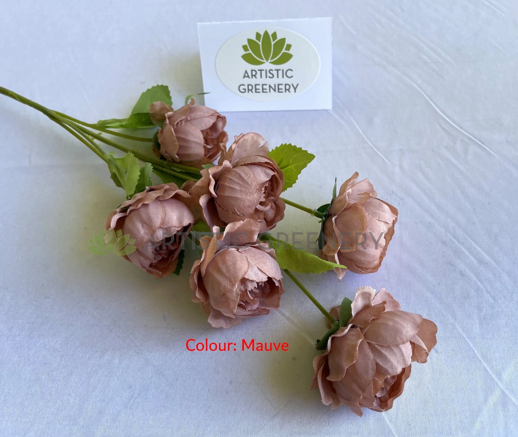 F0425 Cabbage Rose / Ranunculus Spray 69cm 4 colours
