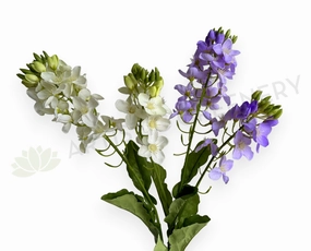 F0431 Freesia Spray 82cm Purple / White outdoor greenery  