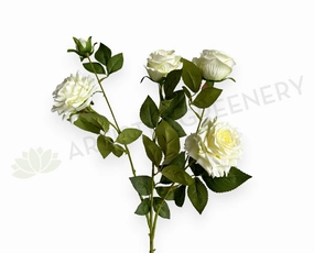 F0432 Garden Rose Spray 83cm White indoor houseplants  