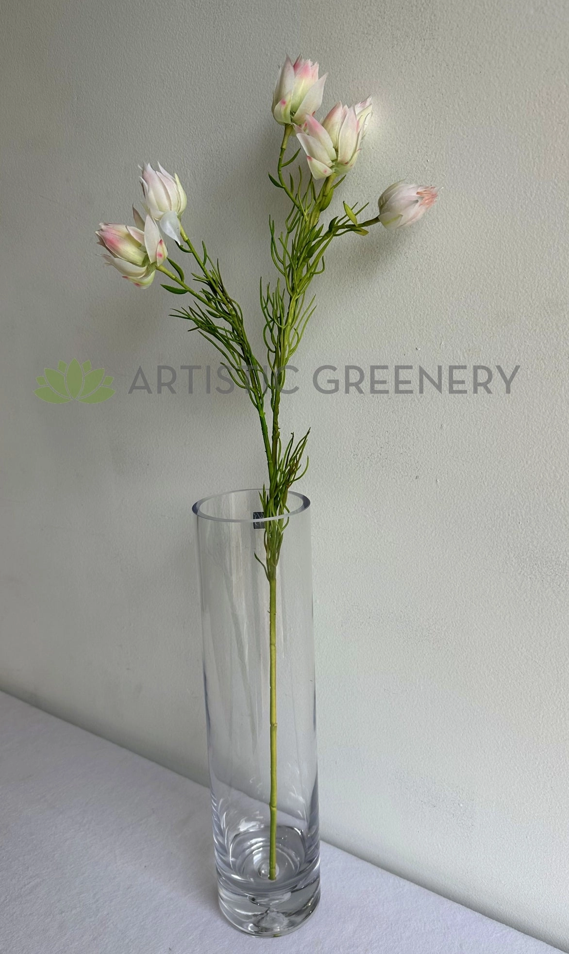 F0435 Snow Lotus / Saussurea 73cm Light Pink