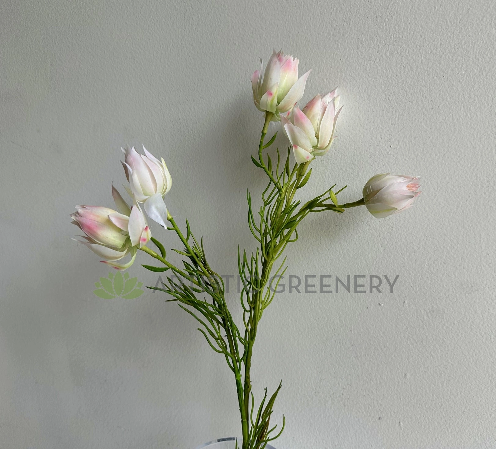 F0435 Snow Lotus / Saussurea 73cm Light Pink