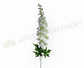 F0439 Large Delphinium / Larkspur / Stock Flower 123cm White outdoor greenery  