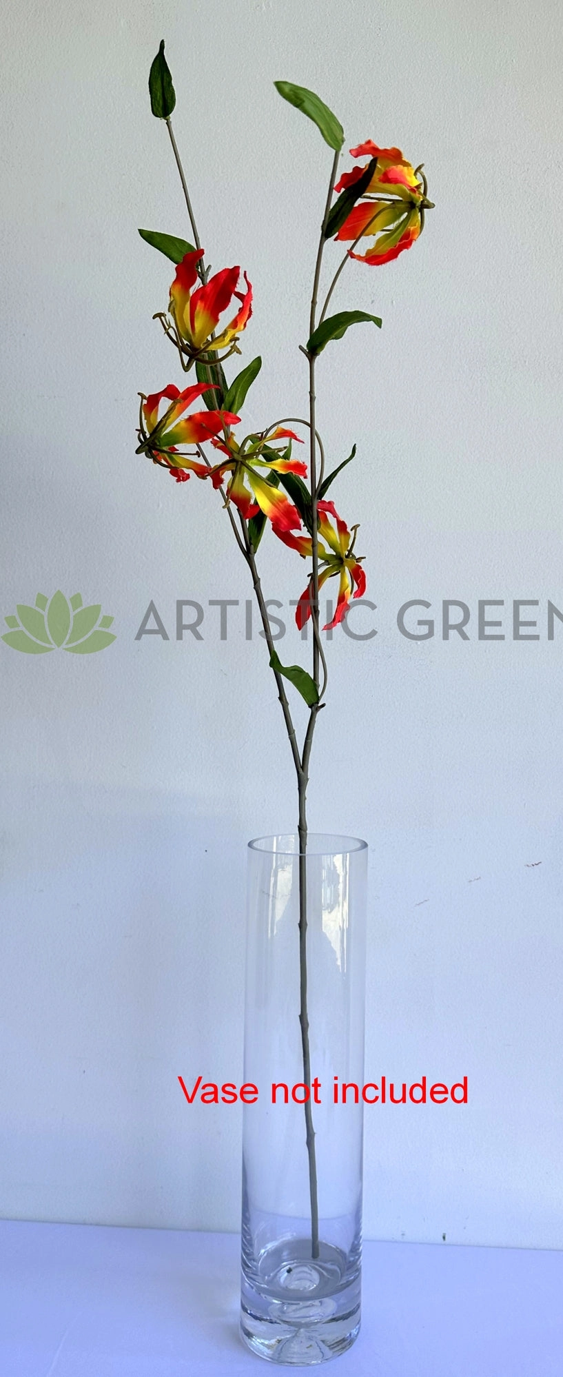 F0454 Gloriosa / Fire Lilies Spray 93cm
