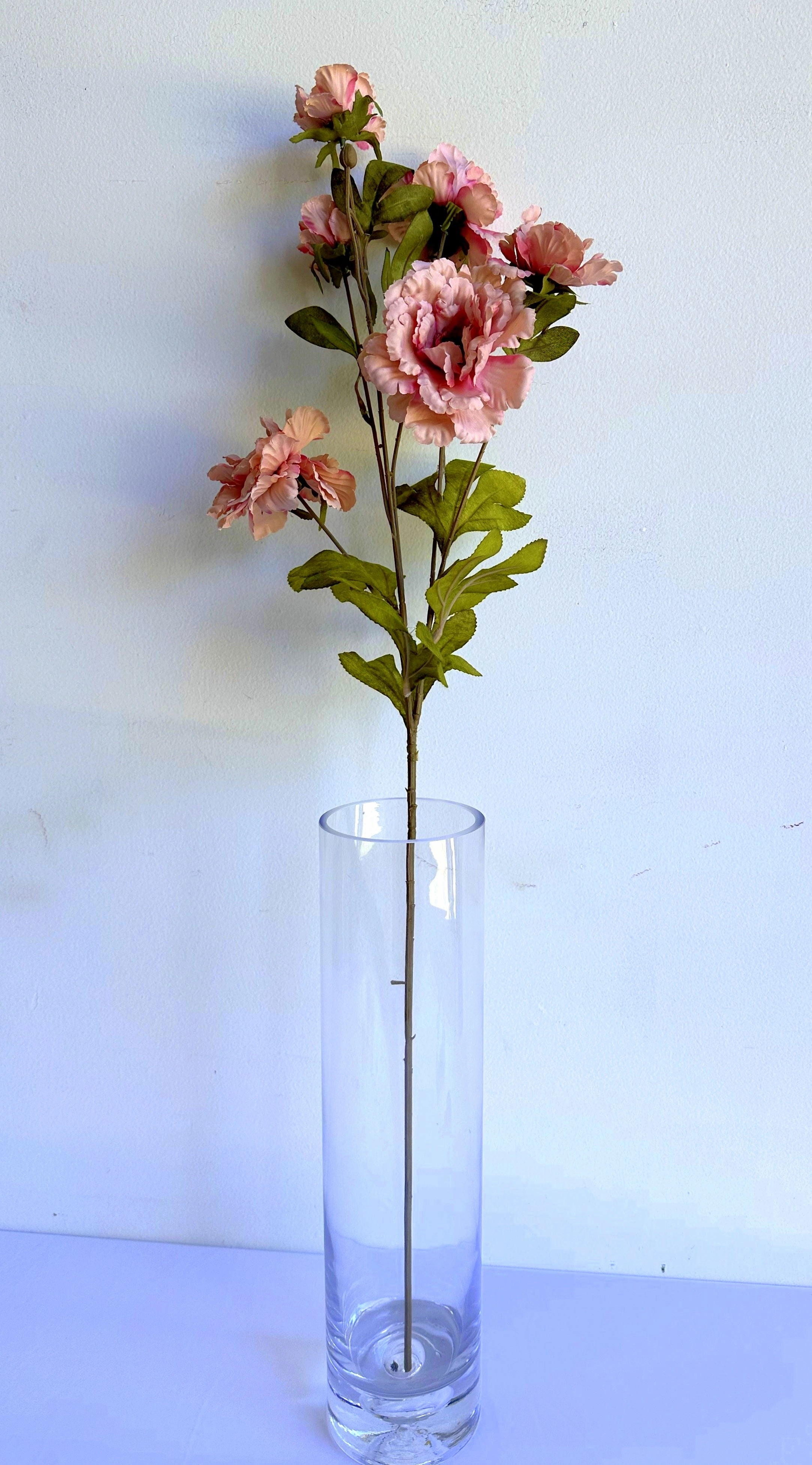 F0460 Pink Peony Spray 83cm